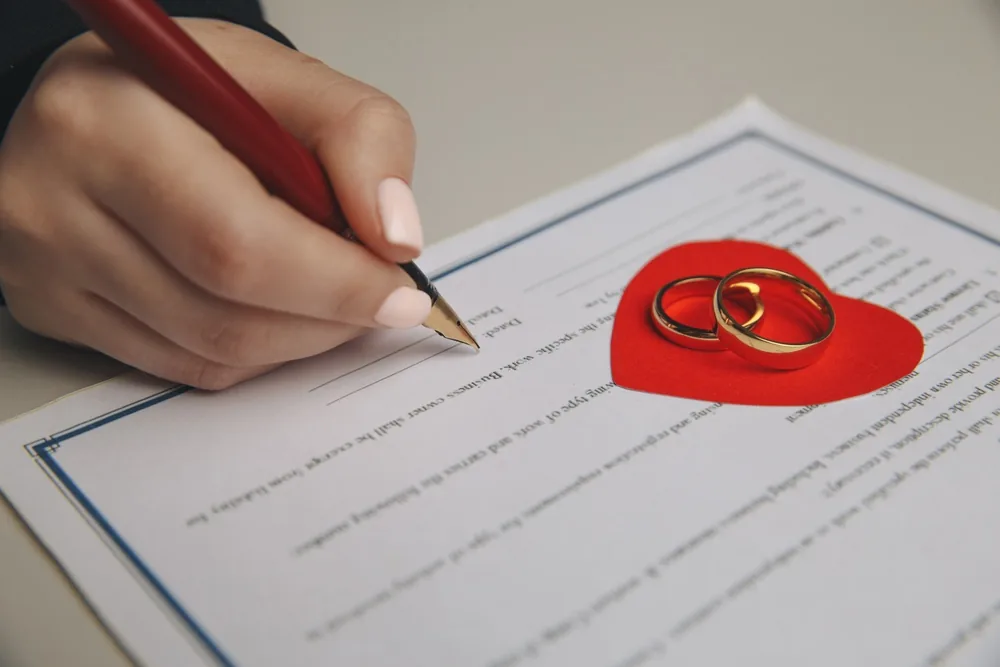 Sfeerbeeld bij beëdigde vertaling van verklaring naamgebruik